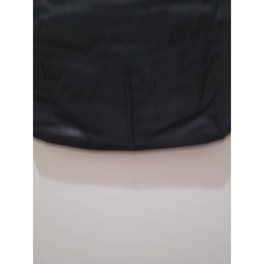 Prada Tessuto Nylon Leather Trim Hand Bag Black Dual Zip Pockets Authentic